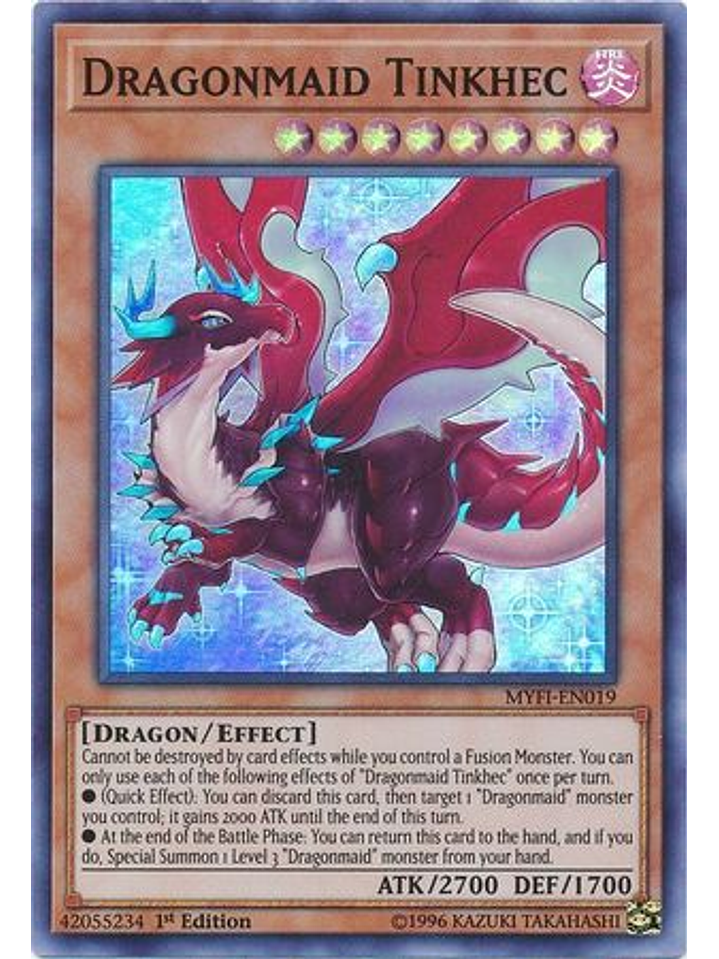 Dragonmaid Tinkhec - MYFI-EN019 - Super Rare 1st Edition 1