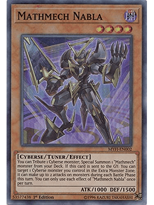 Mathmech Nabla - MYFI-EN002 - Super Rare 1st Edition