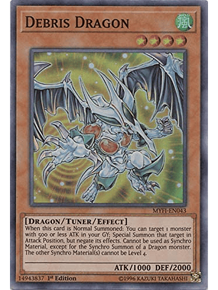 Debris Dragon - MYFI-EN043 - Super Rare 1st Edition