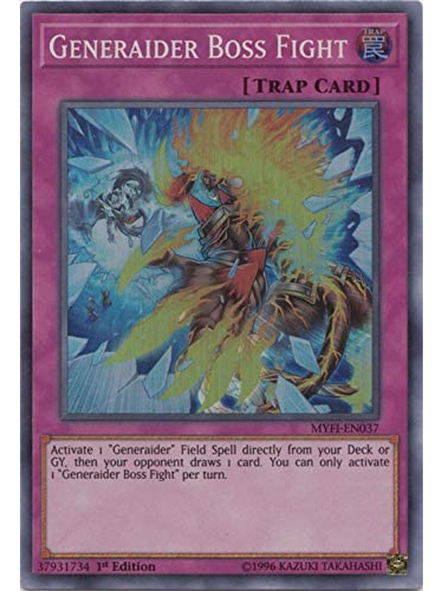 Generaider Boss Fight - MYFI-EN037 - Super Rare 1st Edition 1