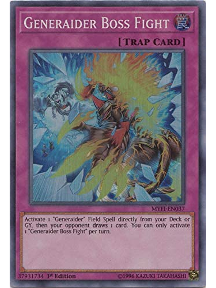 Generaider Boss Fight - MYFI-EN037 - Super Rare 1st Edition 1