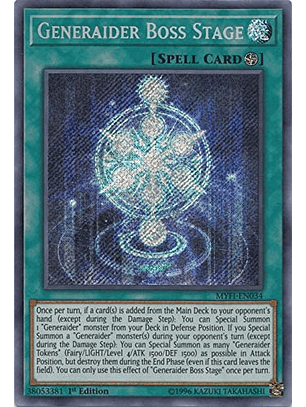 Generaider Boss Stage - MYFI-EN034 - Secret Rare 1st Edition