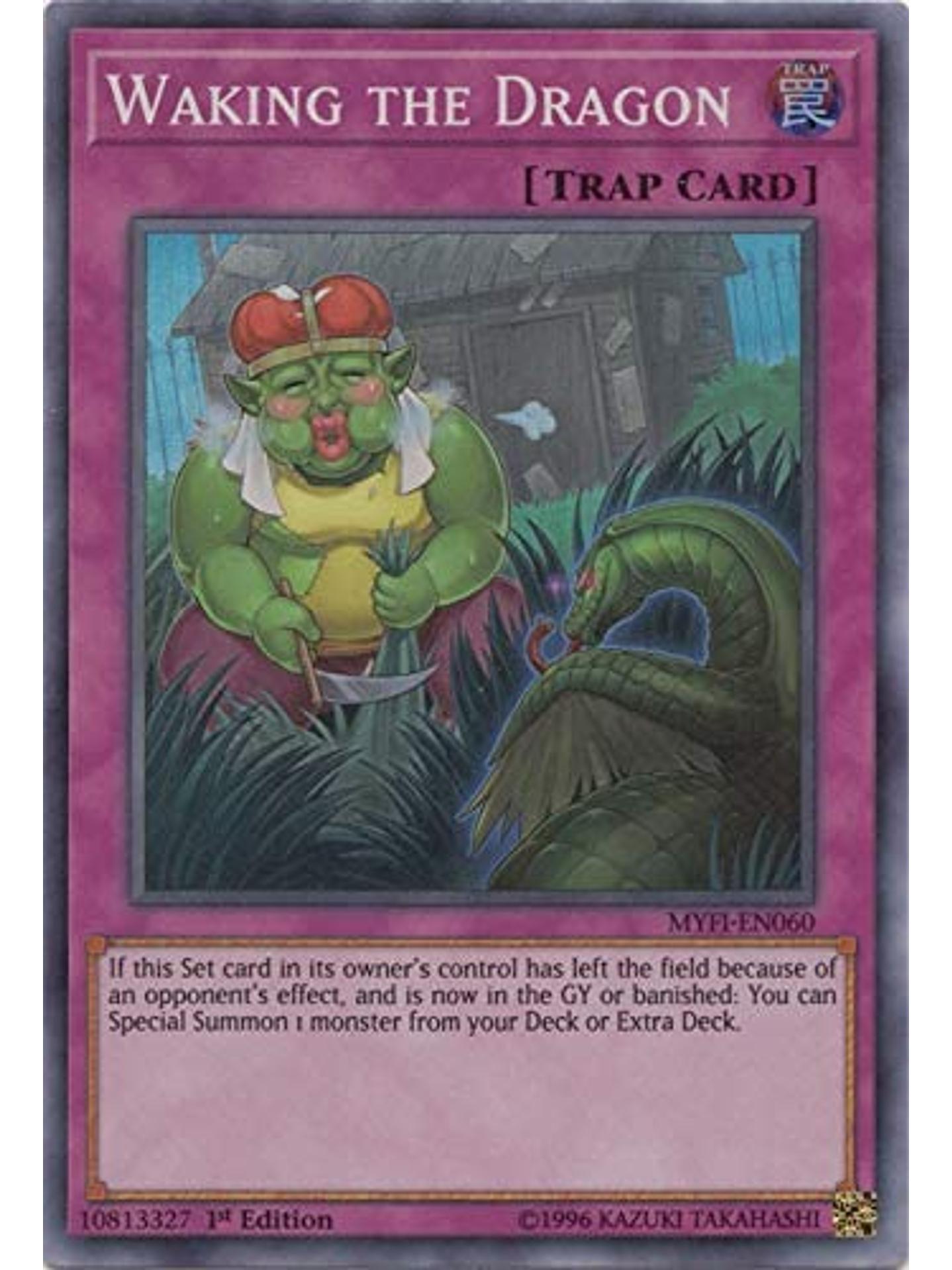 Waking the Dragon - MYFI-EN060 - Super Rare 1st Edition 1