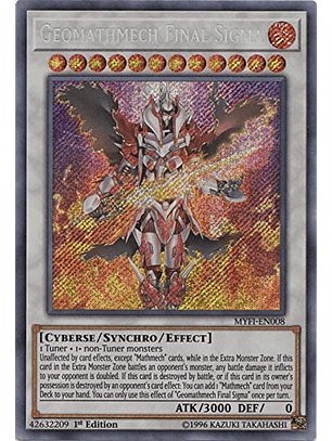 Geomathmech Final Sigma - MYFI-EN008 - Secret Rare 1st Edition