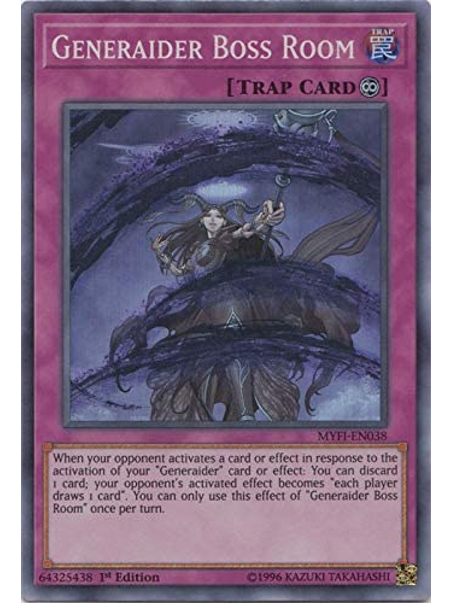 Generaider Boss Room - MYFI-EN038 - Super Rare 1st Edition 1