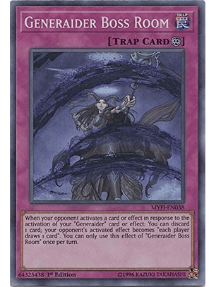 Generaider Boss Room - MYFI-EN038 - Super Rare 1st Edition