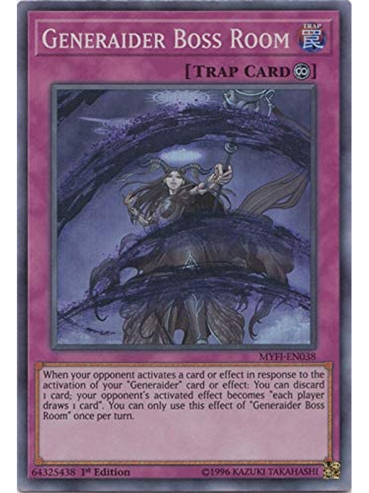 Generaider Boss Room - MYFI-EN038 - Super Rare 1st Edition 1