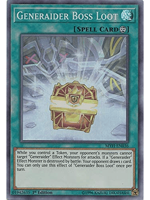Generaider Boss Loot - MYFI-EN036 - Super Rare 1st Edition