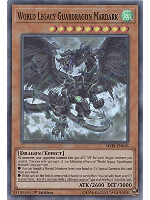World Legacy Guardragon Mardark - MYFI-EN048 - Super Rare 1st Edition