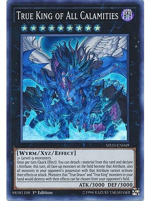 True King of All Calamities - MYFI-EN049 - Super Rare 1st Edition