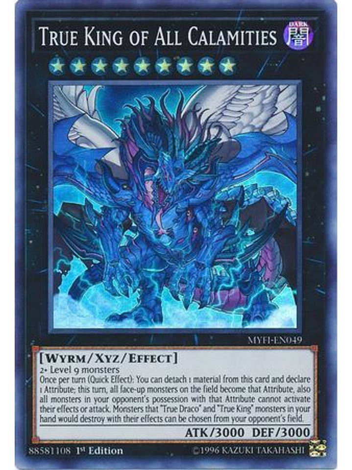 True King of All Calamities - MYFI-EN049 - Super Rare 1st Edition 1