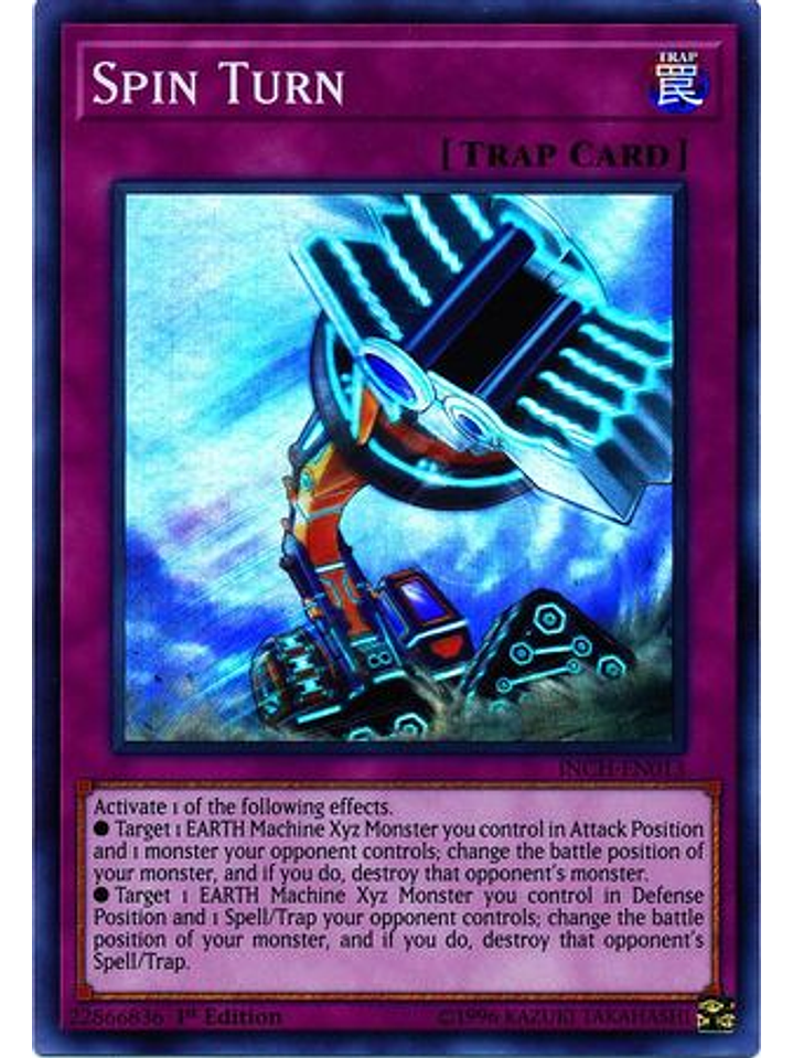 Spin Turn - inch-en013 - Super Rare 1st Edition 1
