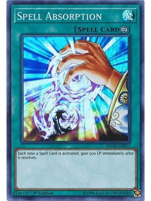 Spell Absorption - INCH-EN053 - Super Rare 1st Edition
