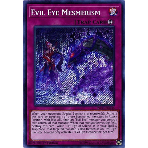 Evil Eye Mesmerism - inch-en038 - Secret Rare 1st Edition