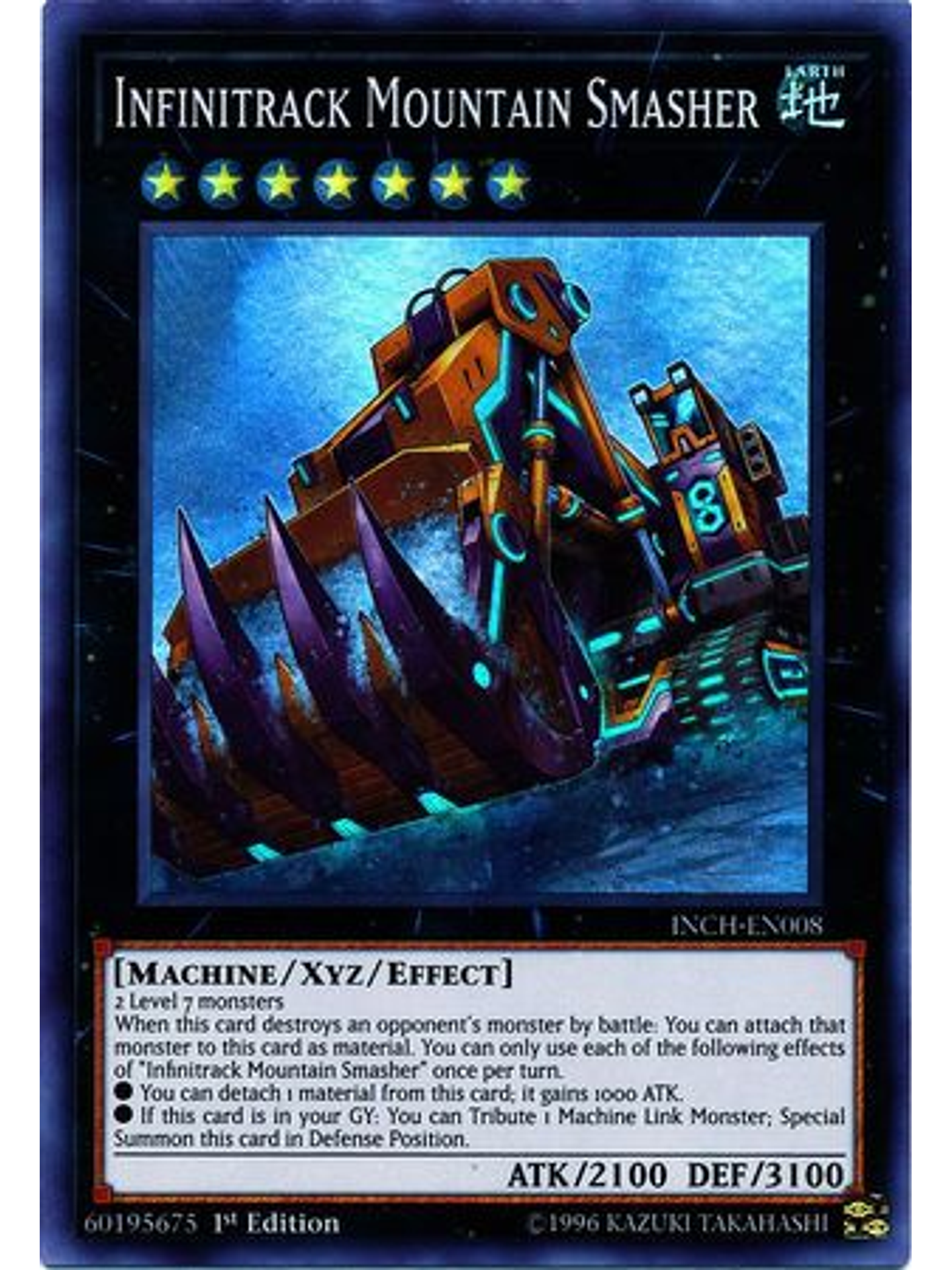 Infinitrack Mountain Smasher - INCH-EN008 - Super Rare 1st Edition 1