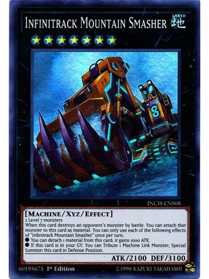 Infinitrack Mountain Smasher - INCH-EN008 - Super Rare 1st Edition 1