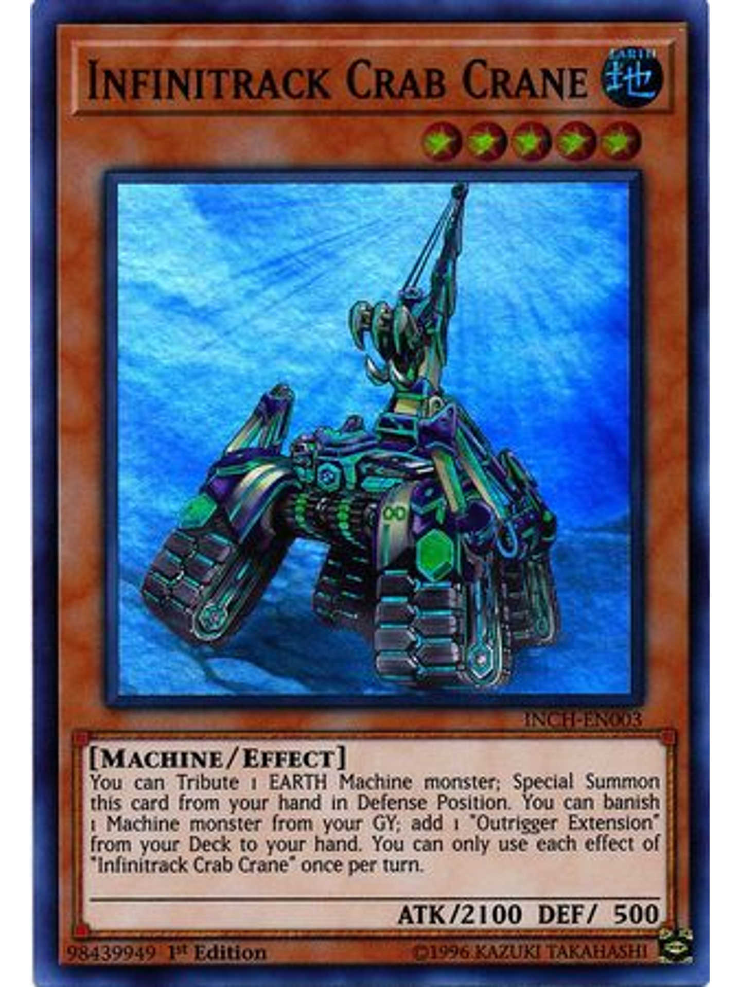 Infinitrack Crab Crane - INCH-EN003 - Super Rare 1st Edition 1