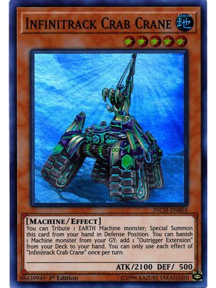 Infinitrack Crab Crane - INCH-EN003 - Super Rare 1st Edition 1