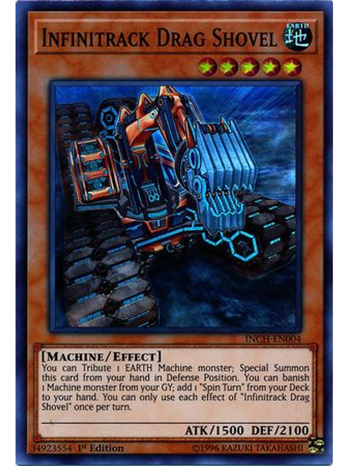 Infinitrack Drag Shovel - INCH-EN004 - Super Rare 1st Edition 1