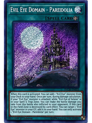 Evil Eye Domain - Pareidolia - INCH-EN033 - Secret Rare 1st Edition