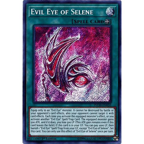 Evil Eye Of Selene - inch-en032 - Secret Rare 1st Edition