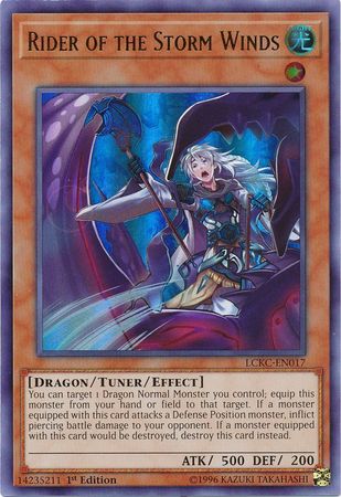 Rider of the Storm Winds - LCKC-EN017 - Ultra Rare 1st Edition