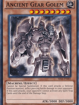 Ancient Gear Golem - SR03-EN005 - Common 1st Edition