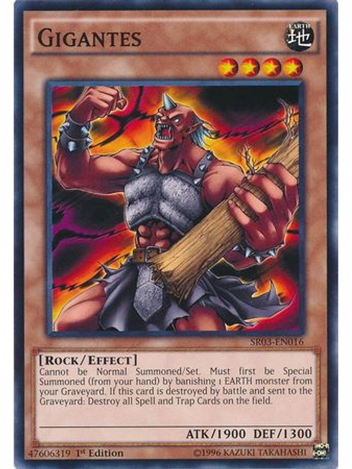 Gigantes - SR03-EN016 - Common 1st Edition 1