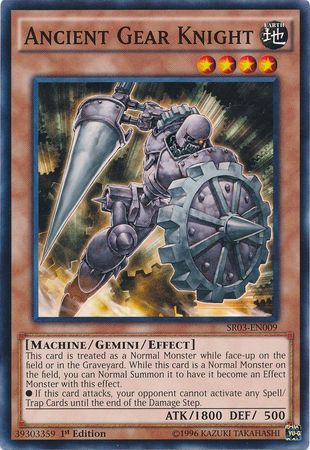 Ancient Gear Knight - SR03-EN009 - Common 1st Edition
