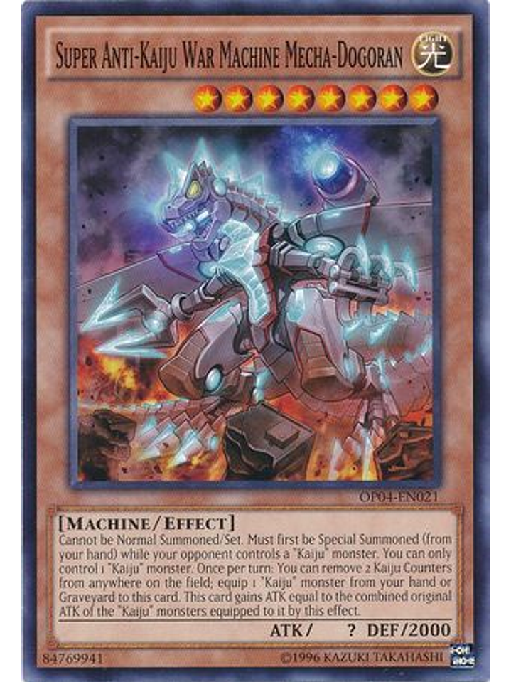 Super Anti-Kaiju War Machine Mecha-Dogoran - OP04-EN021 - Common 1