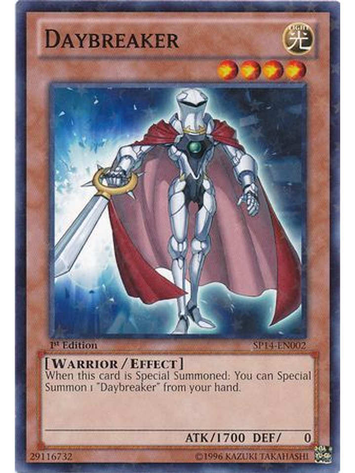 Daybreaker - SP14-EN002 - Starfoil Rare 1st Edition 1