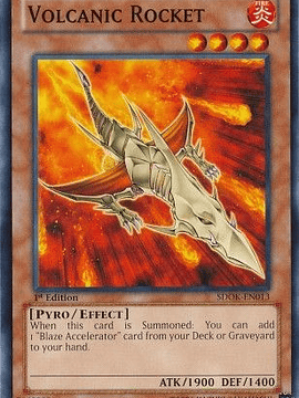 Volcanic Rocket - SDOK-EN013 - Common 1st Edition