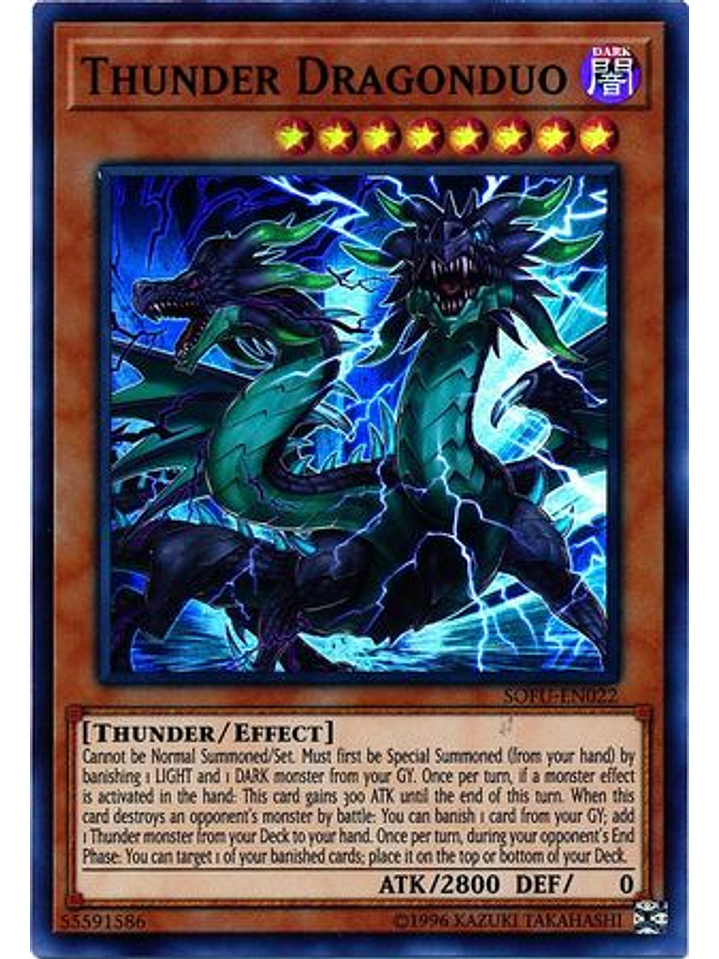 Thunder Dragonduo - SOFU-EN022 - Super Rare Unlimited 1