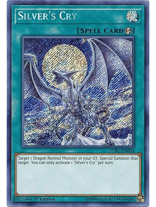 Silver's Cry - LCKC-EN034 - Secret Rare 1st Edition