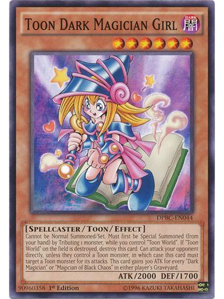 Toon Dark Magician Girl - DPBC-EN044 - Common 1st Edition 1
