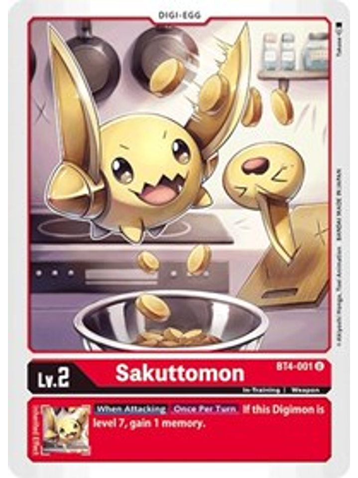BT4-001 U Sakuttomon Digi-Egg  1