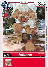 BT4-010 C Fugamon Digimon 