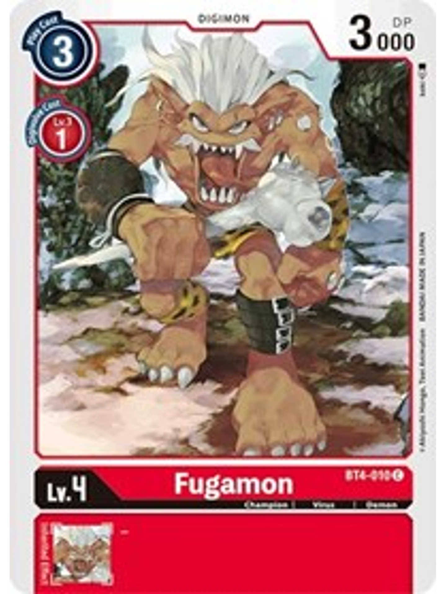 BT4-010 C Fugamon Digimon  1