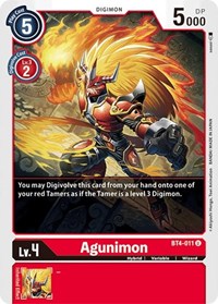 BT4-011 U Agunimon Digimon 