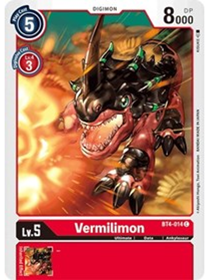 BT4-014 C Vermilimon Digimon  1