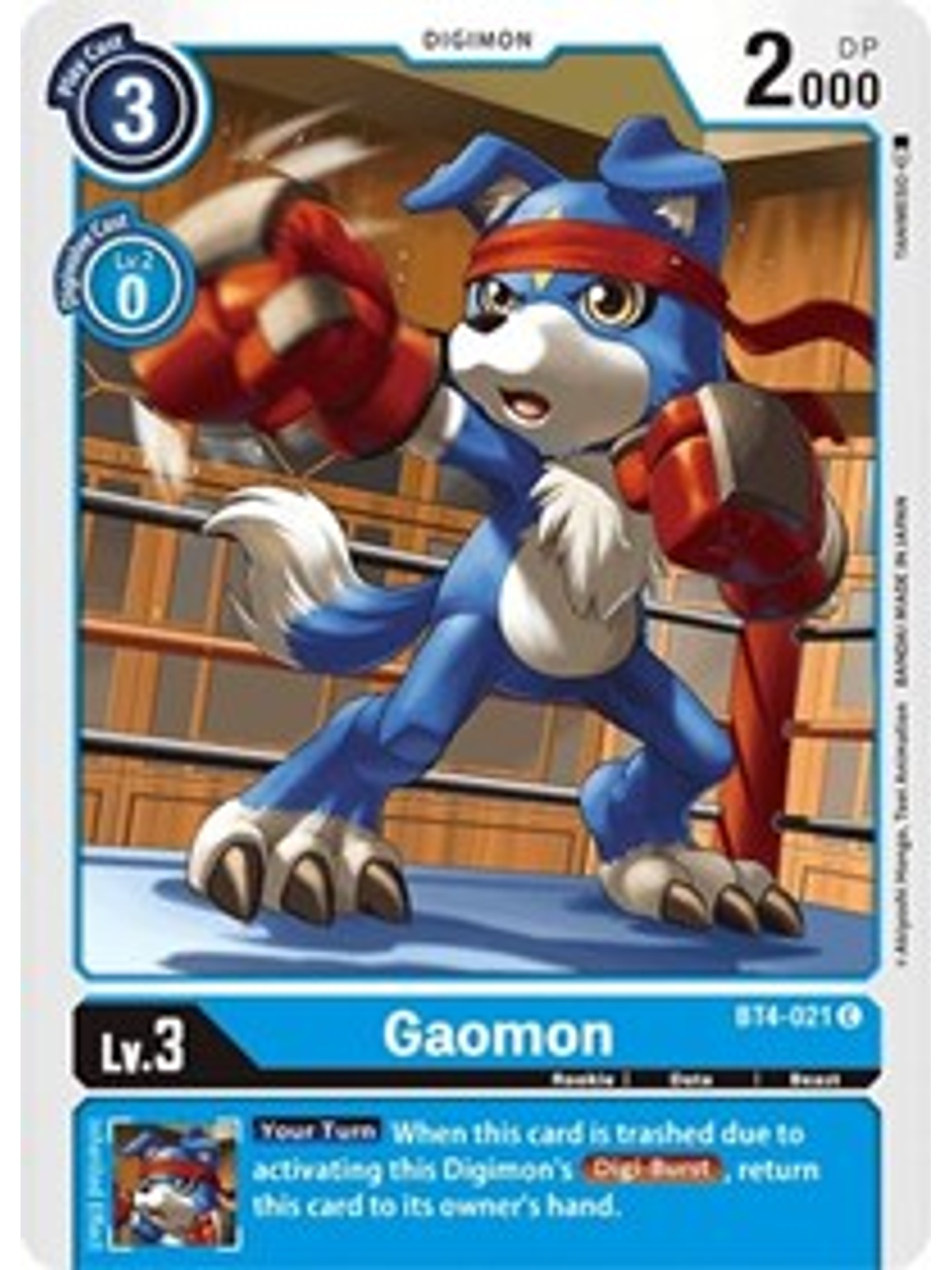 BT4-021 C Gaomon Digimon  1