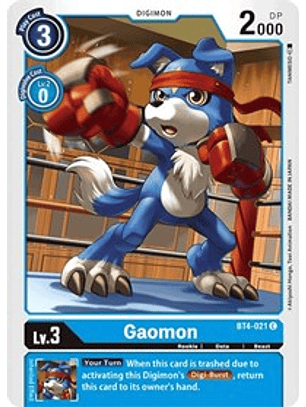 BT4-021 C Gaomon Digimon 