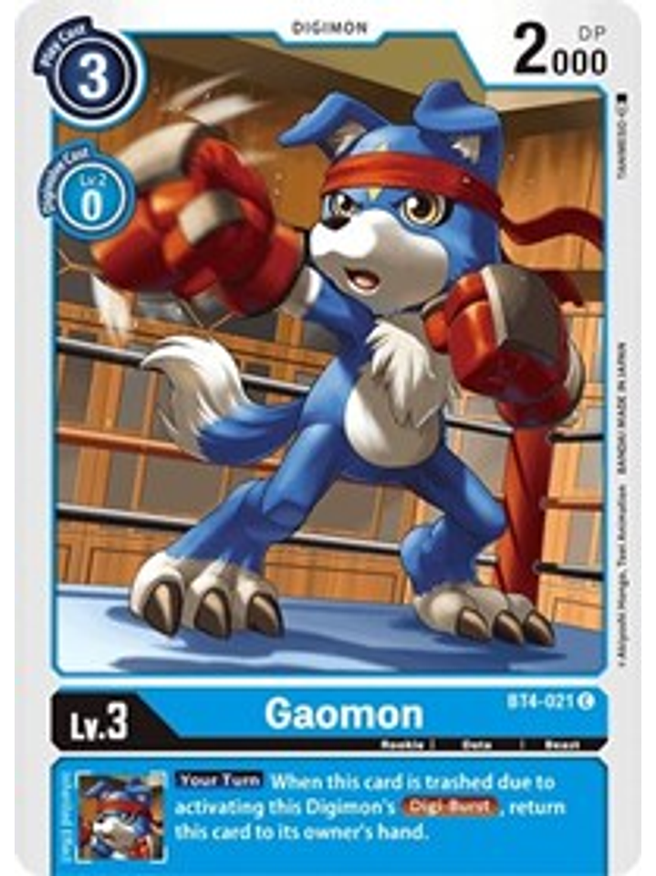 BT4-021 C Gaomon Digimon  1