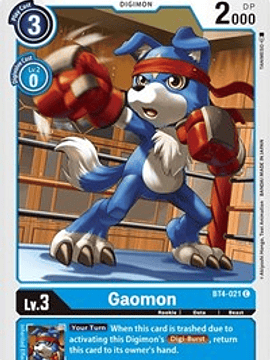 BT4-021 C Gaomon Digimon 