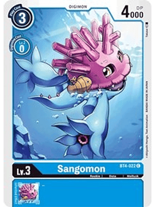 BT4-022 C Sangomon Digimon 