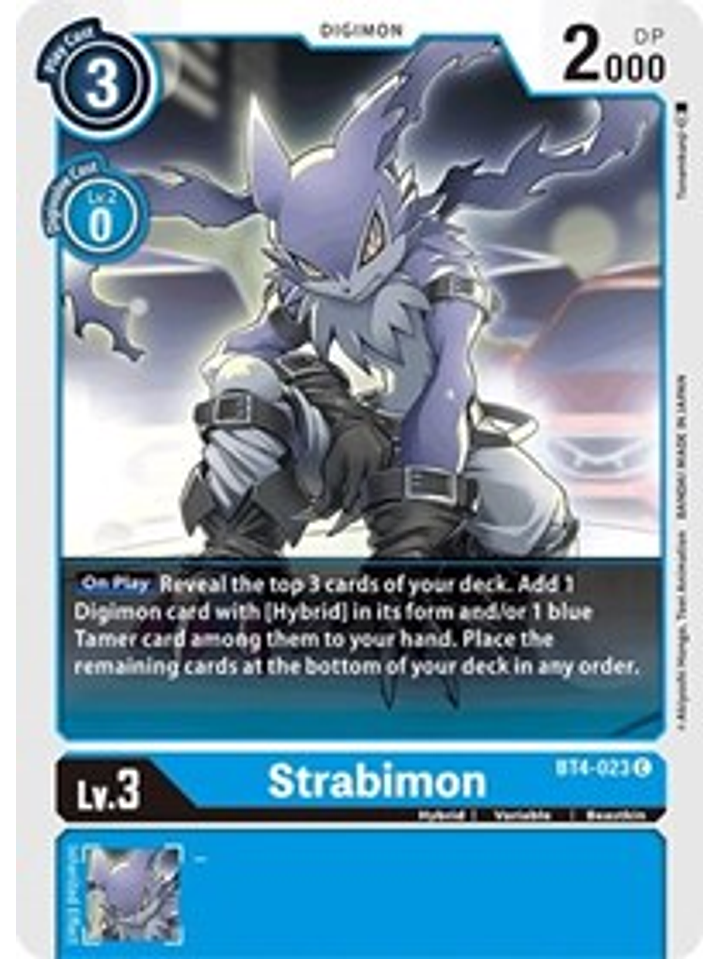 BT4-023 C Strabimon Digimon  1