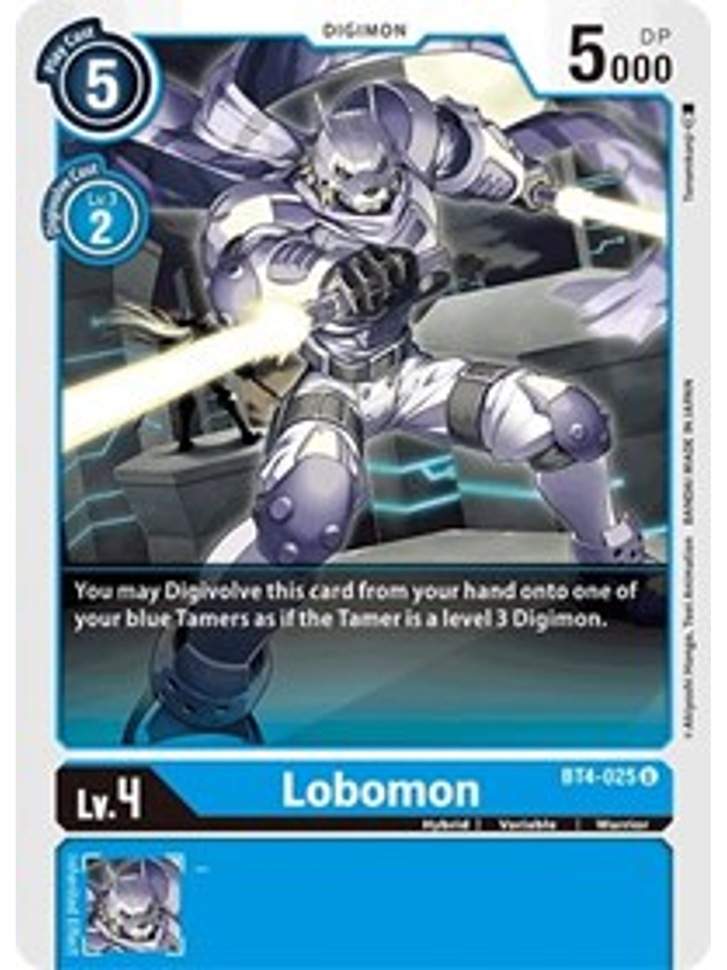 BT4-025 U Lobomon Digimon  1