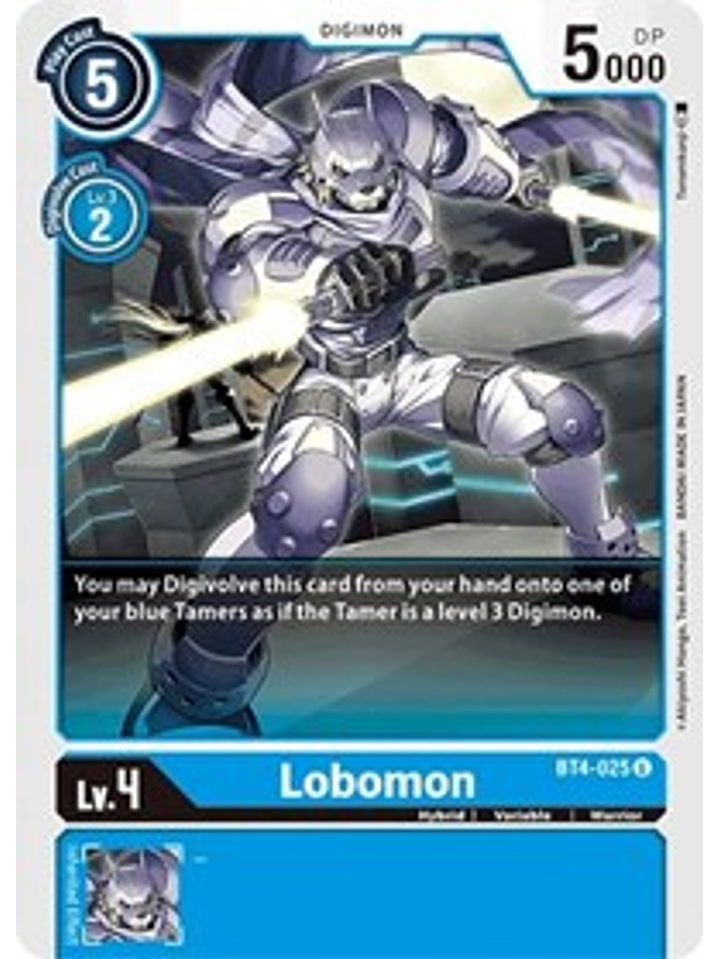 BT4-025 U Lobomon Digimon  1