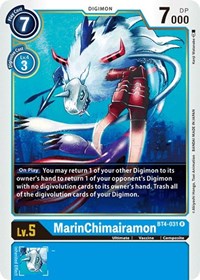 BT4-031 R MarinChimairamon Digimon 