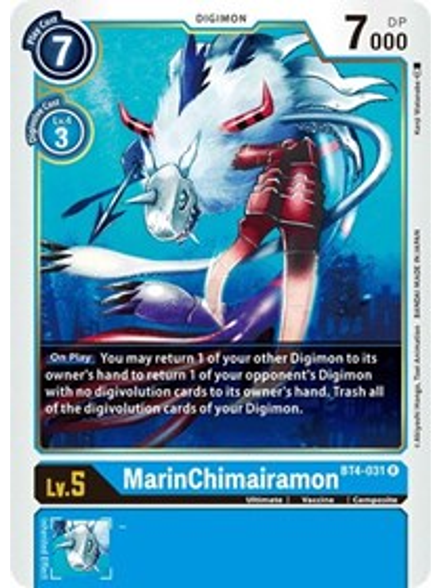 BT4-031 R MarinChimairamon Digimon  1